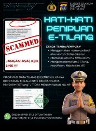 Hati-hati ! Penipuan dengan Modus Tautan E-Tilang